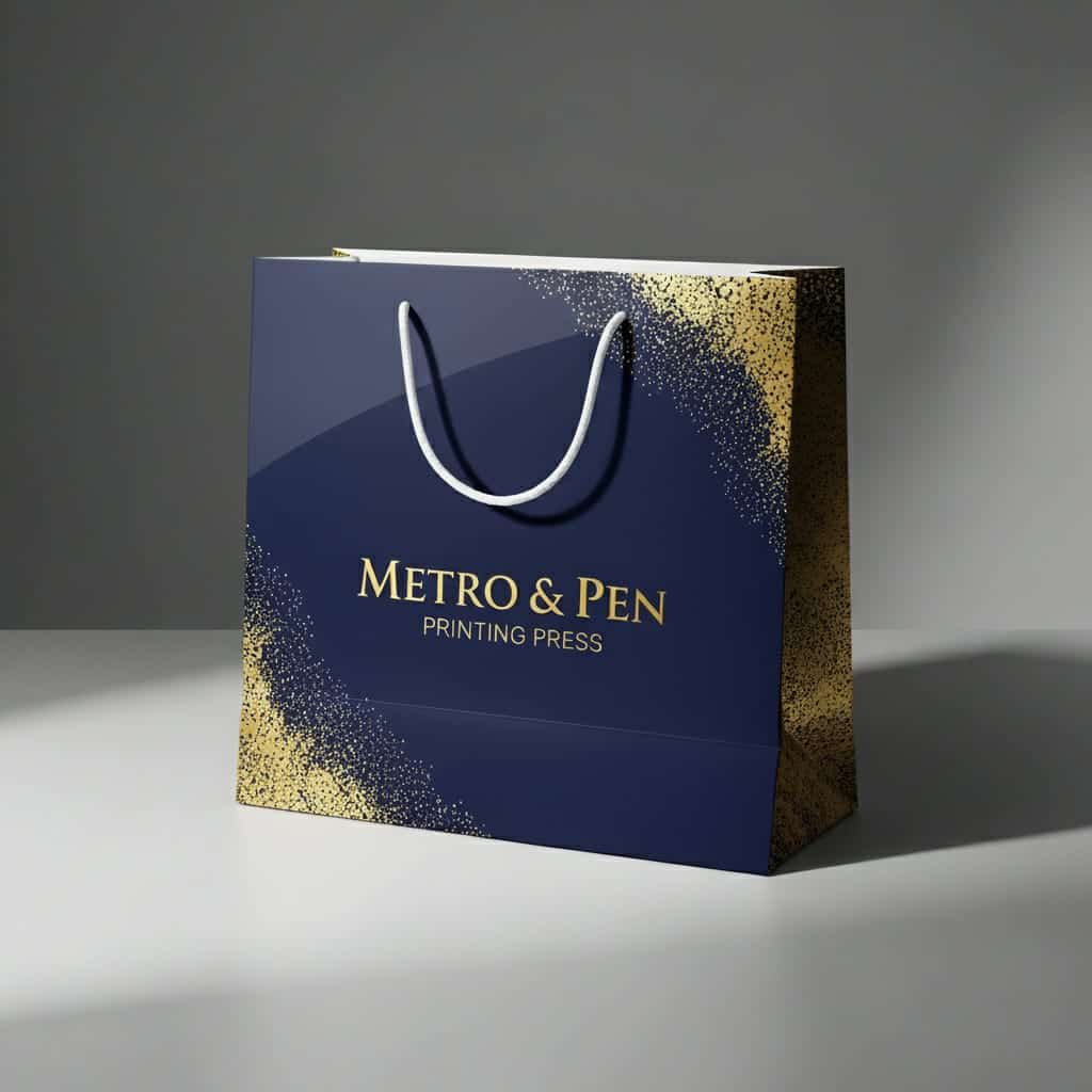 Luxury shopping bag with custom branding UAE